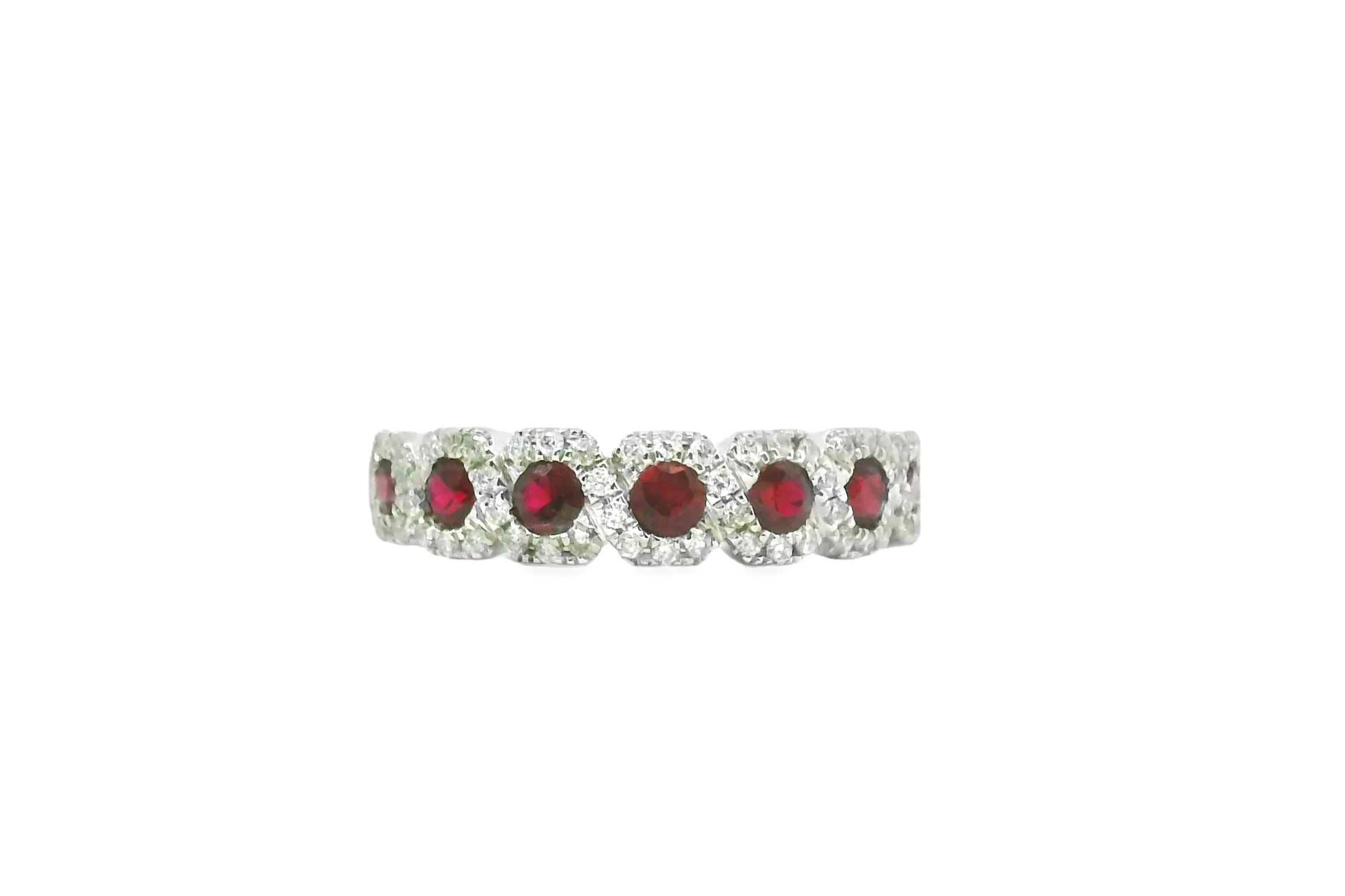 7 Gemstone & Diamond Halo Rings