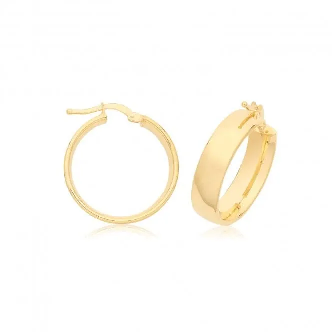 9CT Gold Hoop Earrings ER1200