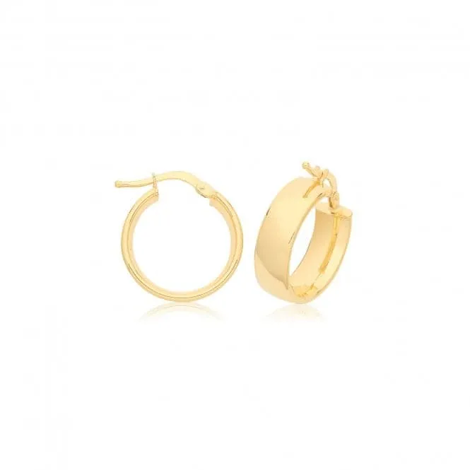 9CT Gold Hoop Earrings ER1200