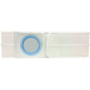 9" Left, White, Cool Comfort, Nu-Form Belt, Prolapse Flap, 2X-Large, 2-1/2" Opening Placed 1-1/2" From Bottom, Contoured