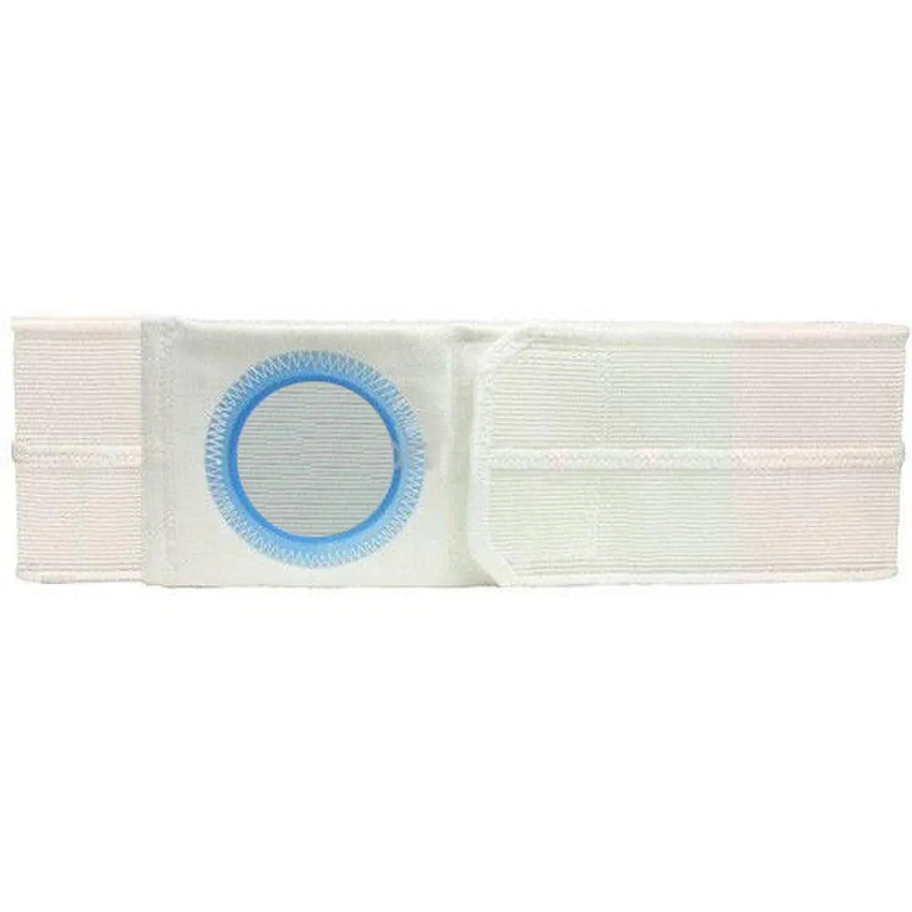 9" Left, White, Cool Comfort, Nu-Form Belt, Prolapse Flap, 2X-Large, 2-1/2" Opening Placed 1-1/2" From Bottom, Contoured