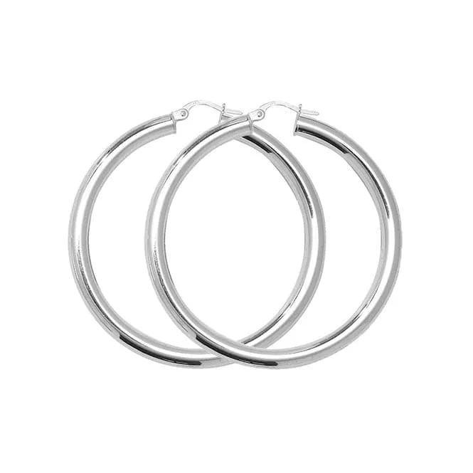 Acotis Silver Hoop Earrings G5094