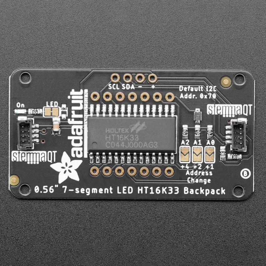 Adafruit 7-Segment LED Matrix Backpack