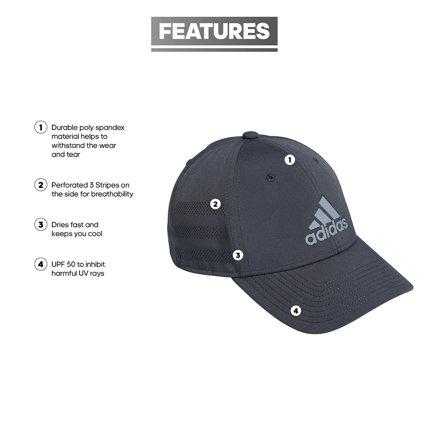 adidas Gameday III Men's Stretch Cap