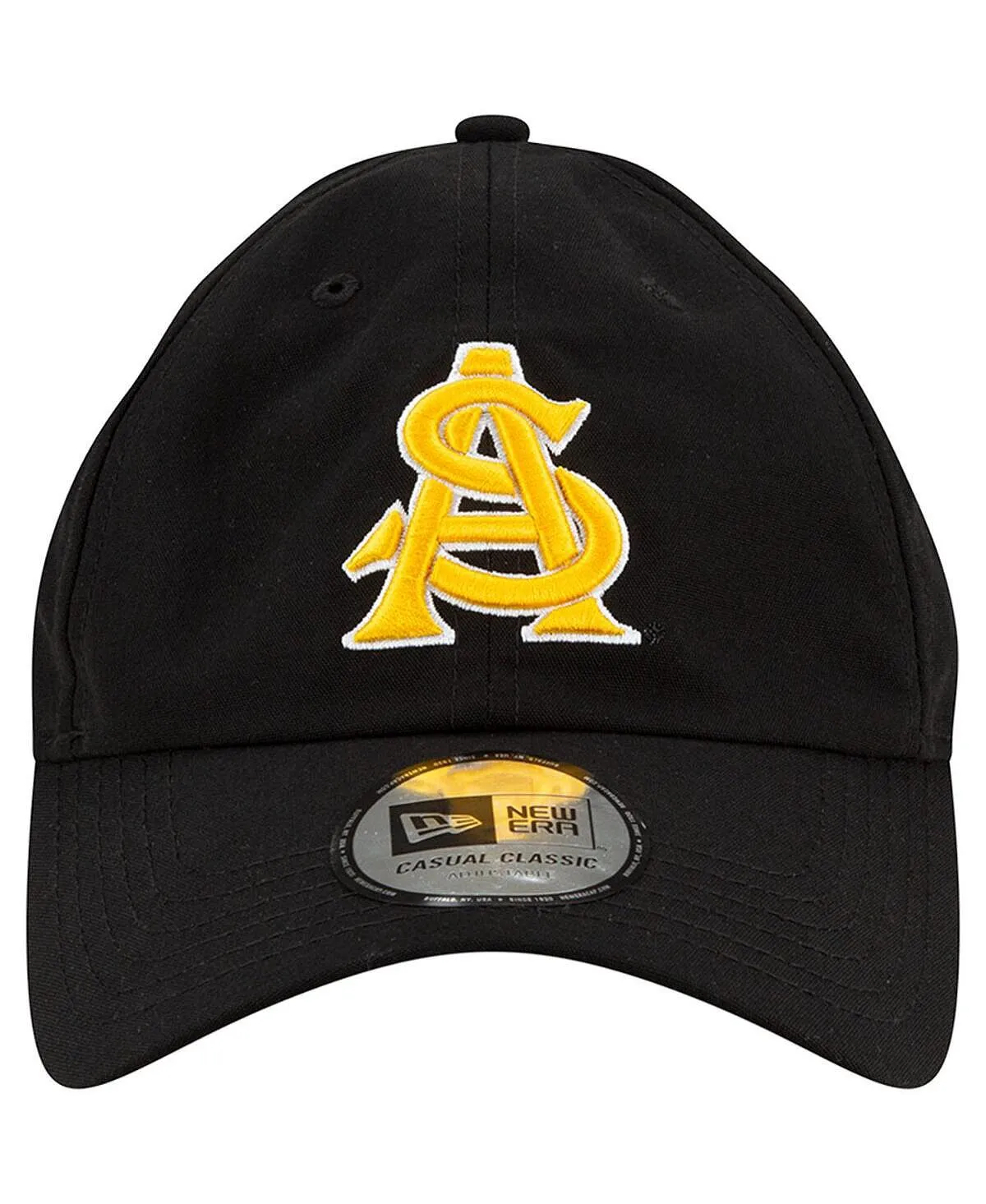 Arizona State New Era Sun Devils Campus Men's Black Casual Classic Adjustable Hat