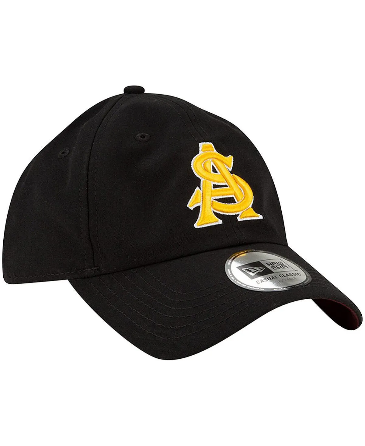 Arizona State New Era Sun Devils Campus Men's Black Casual Classic Adjustable Hat