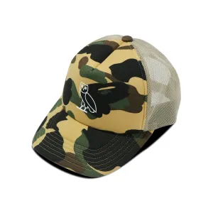 BAPE x OVO 1st Camo Mesh Cap, Yellow