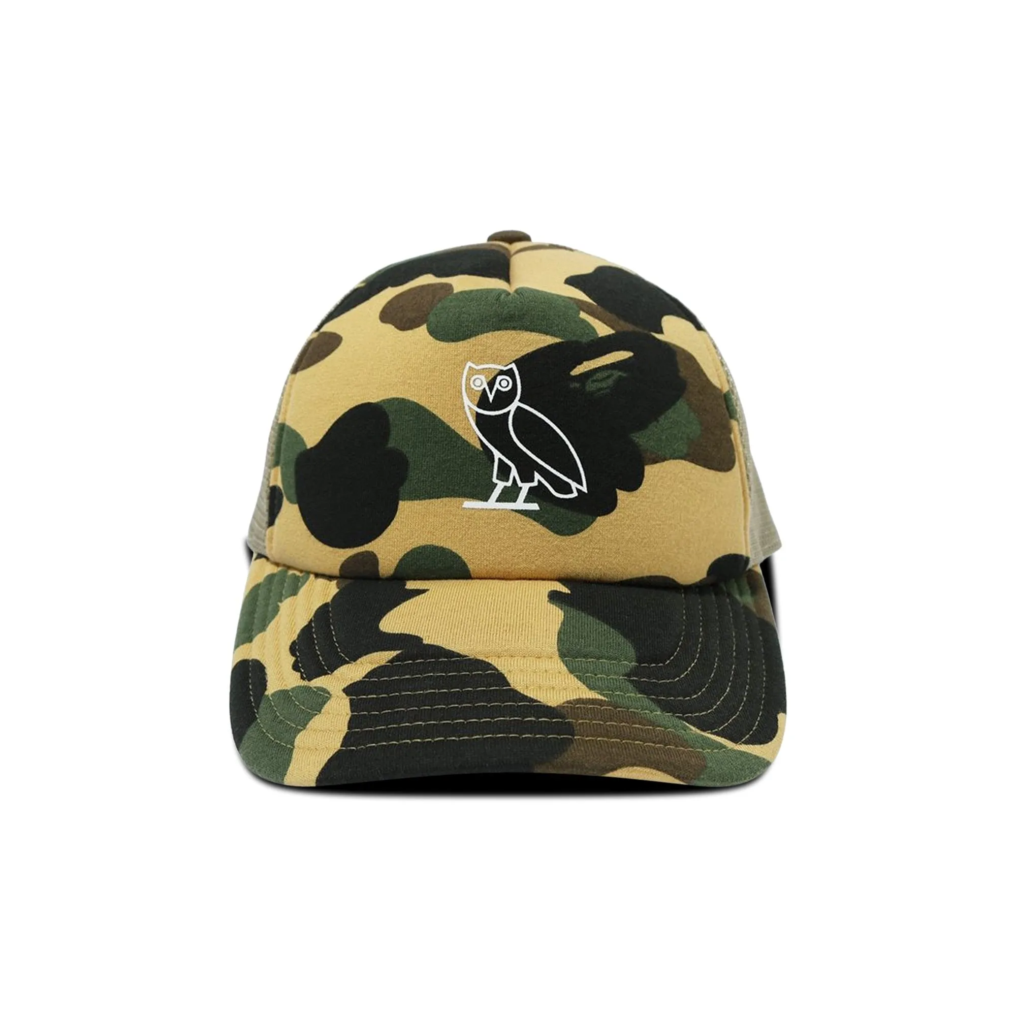 BAPE x OVO 1st Camo Mesh Cap, Yellow