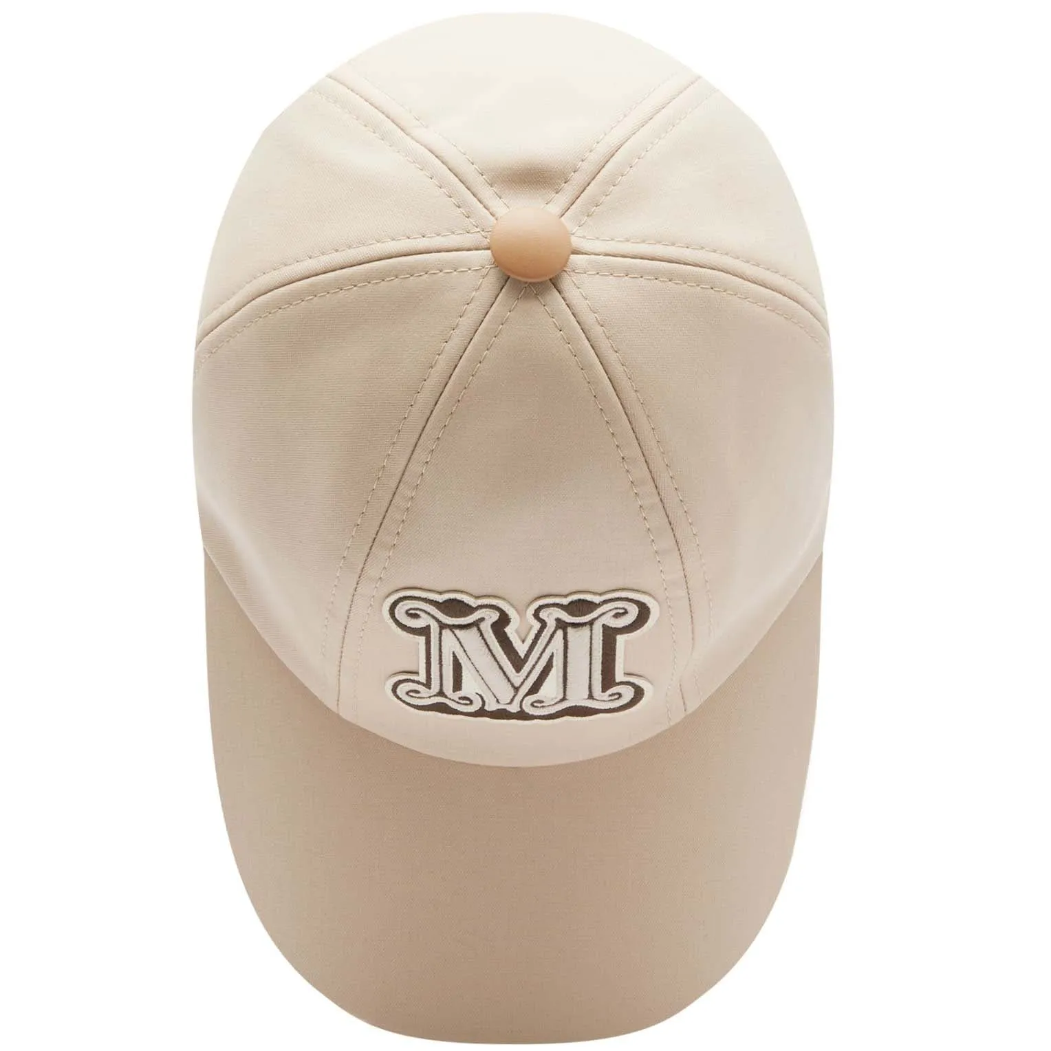 Baseball cap Max Mara Libero Logo, pale sand