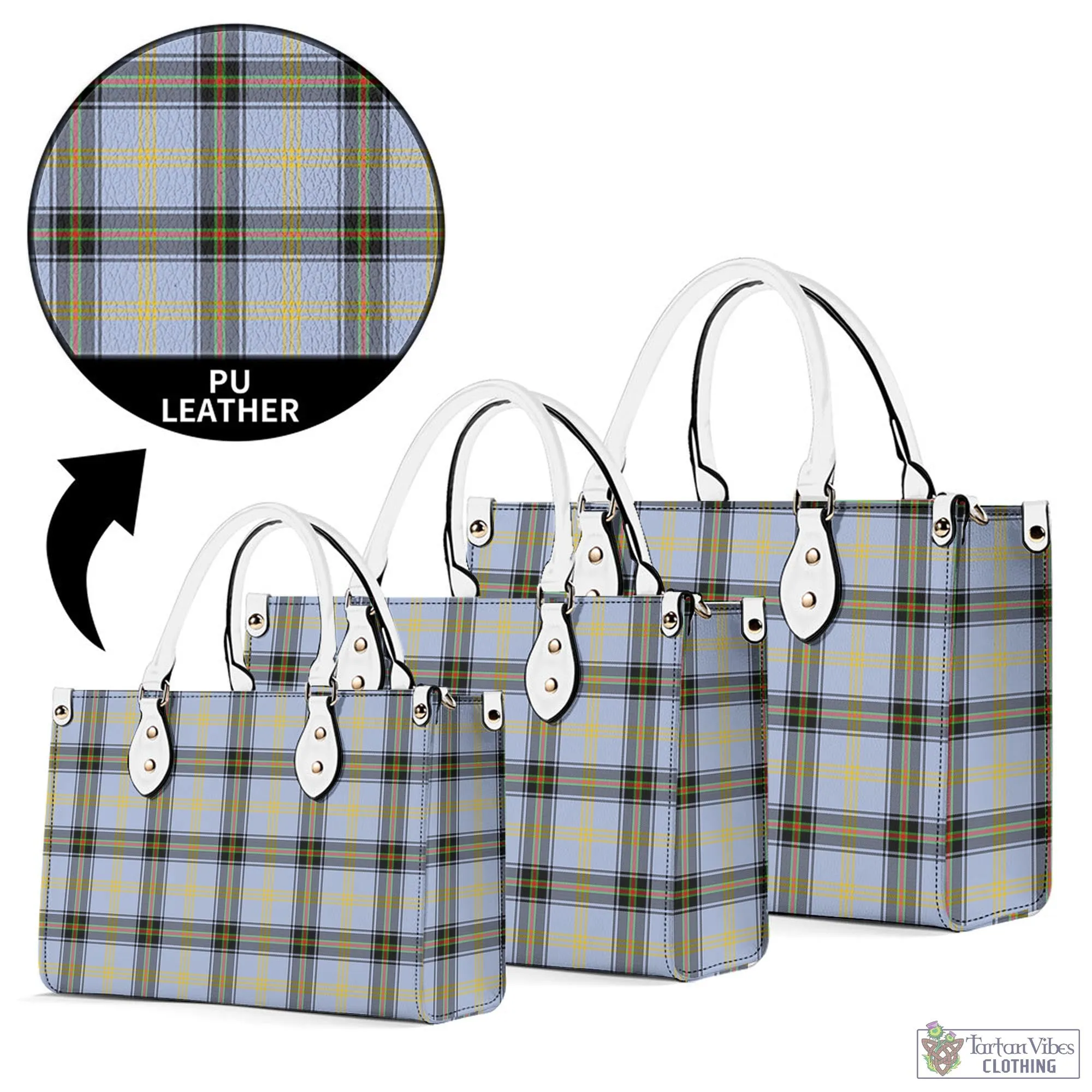 Bell Tartan Luxury Leather Handbags