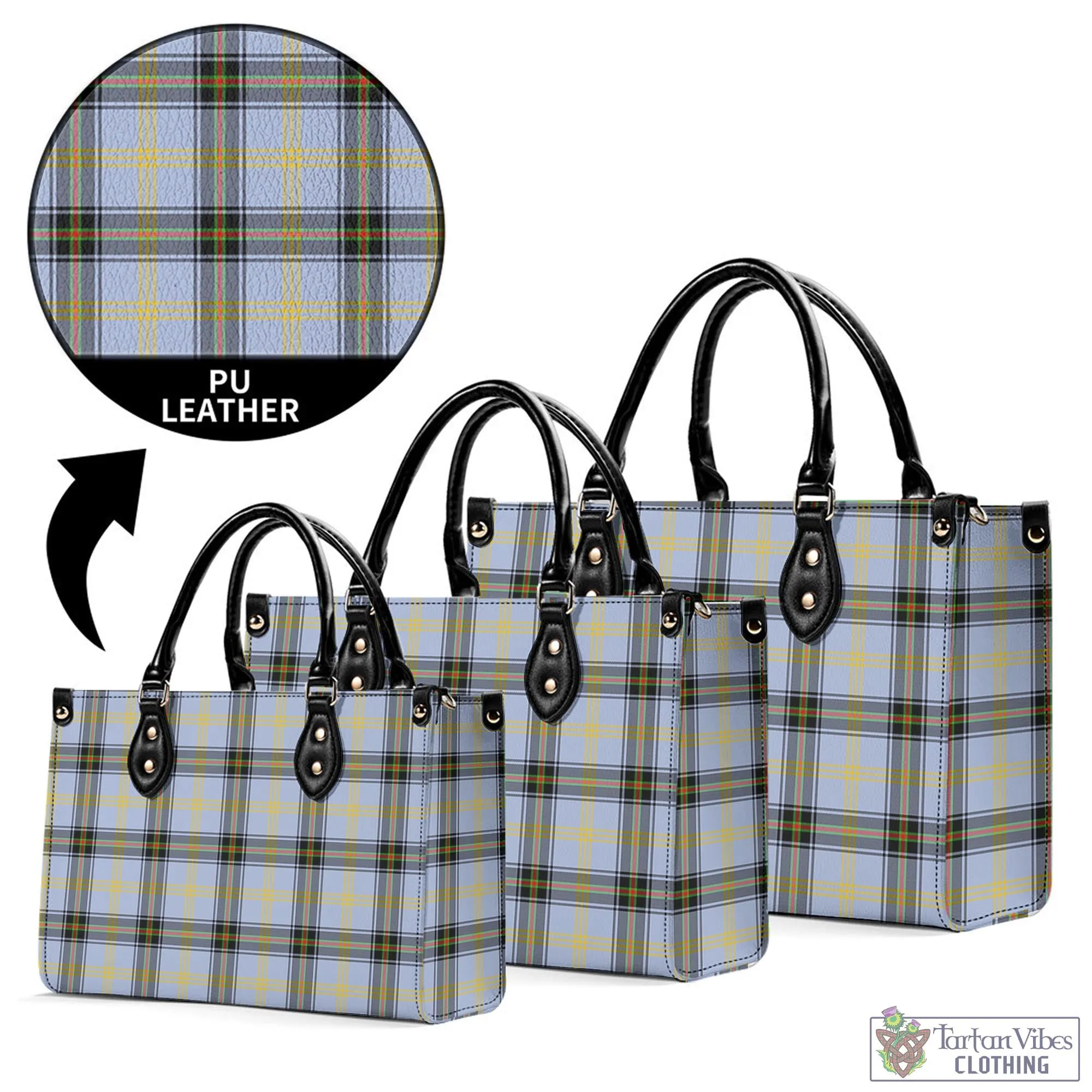 Bell Tartan Luxury Leather Handbags