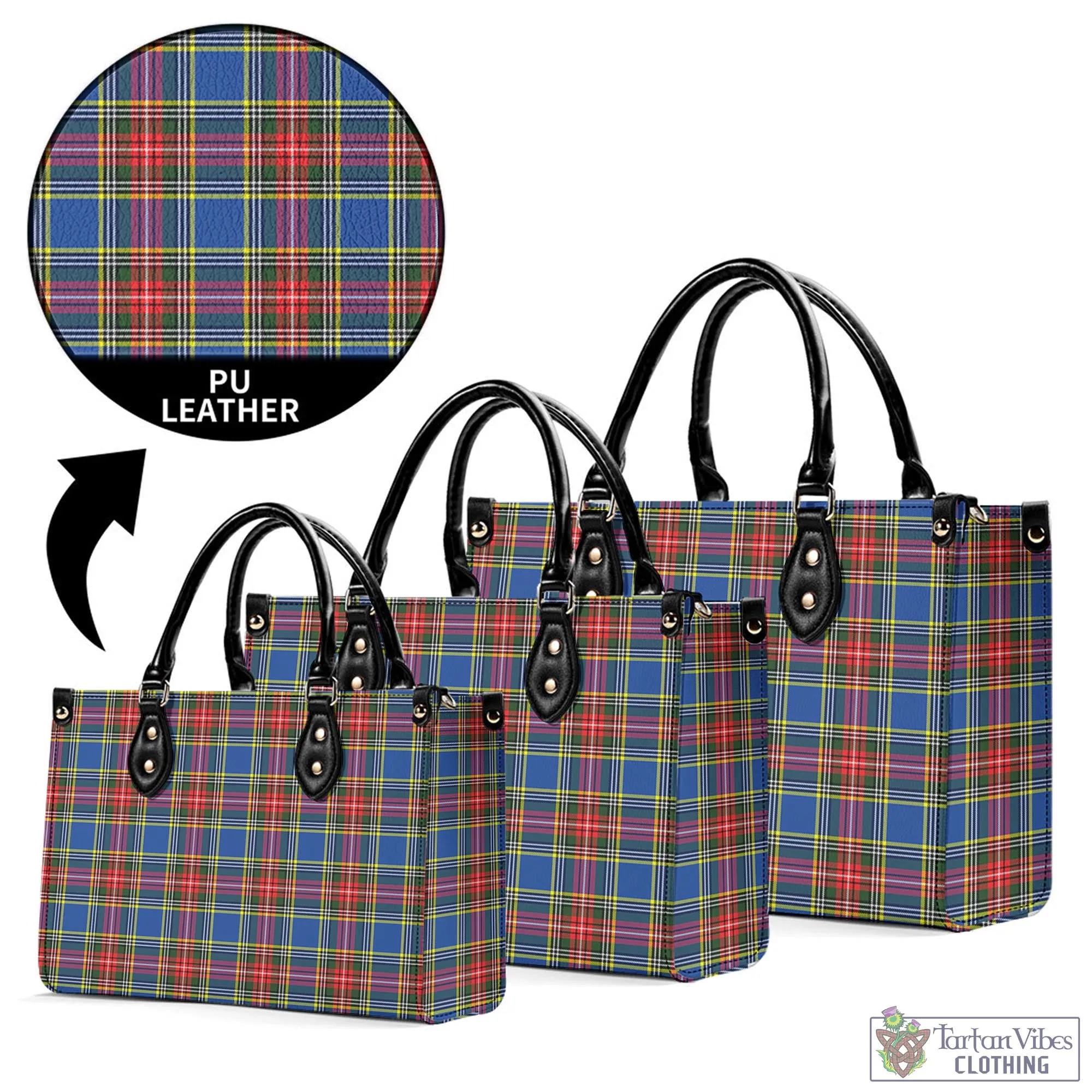 Bethune Tartan Luxury Leather Handbags