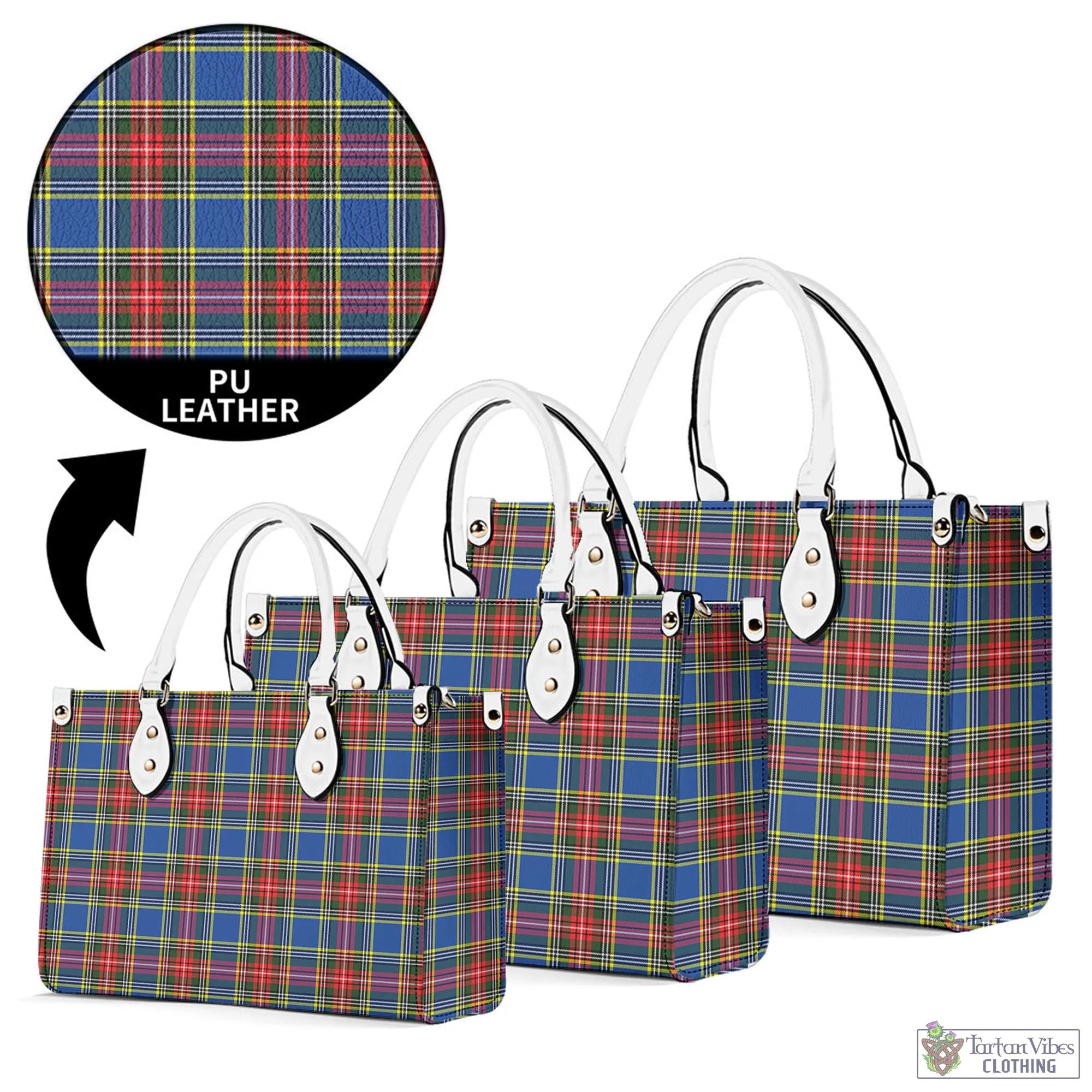 Bethune Tartan Luxury Leather Handbags