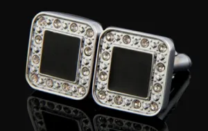 Black & Silver Cufflinks