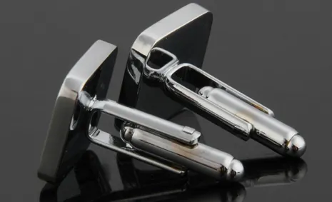 Black & Silver Cufflinks