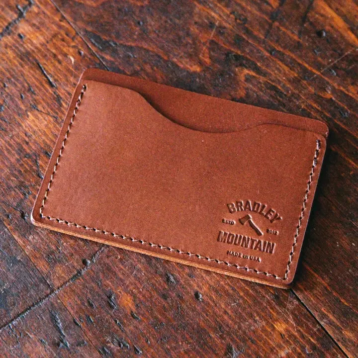 Bradley Mountain Leather Card Wallet [2 Colors]