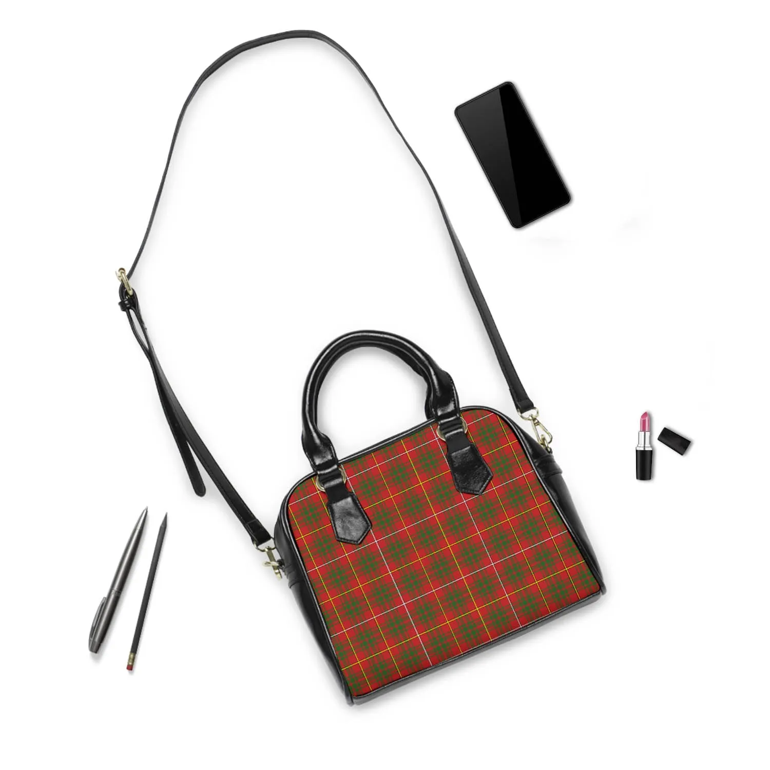 Bruce Modern Tartan Shoulder Handbags