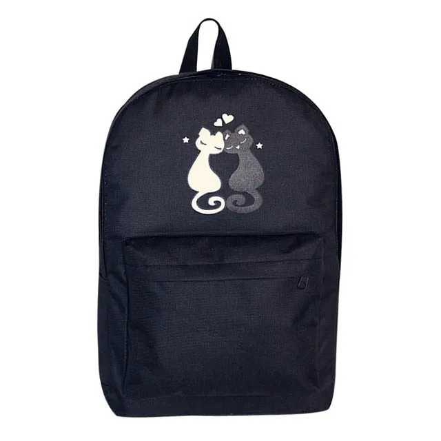 Canvas Dot Printing Backpack