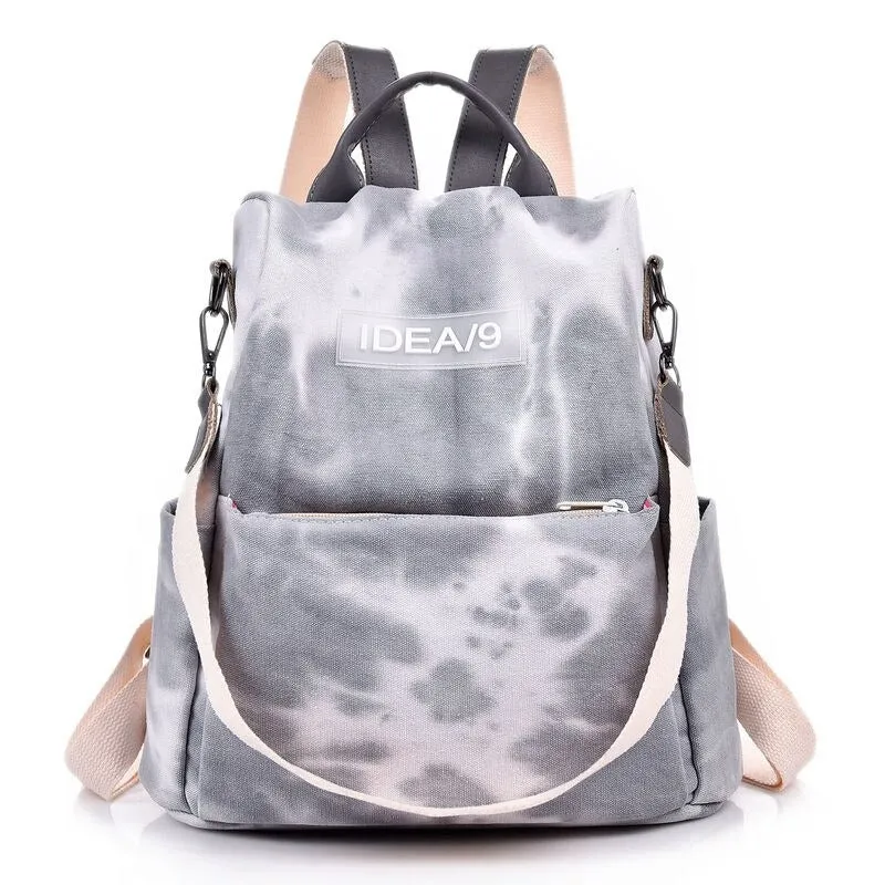 Canvas Tie Dye Women's Backpack