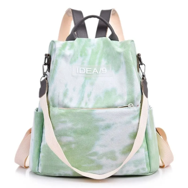 Canvas Tie Dye Women's Backpack