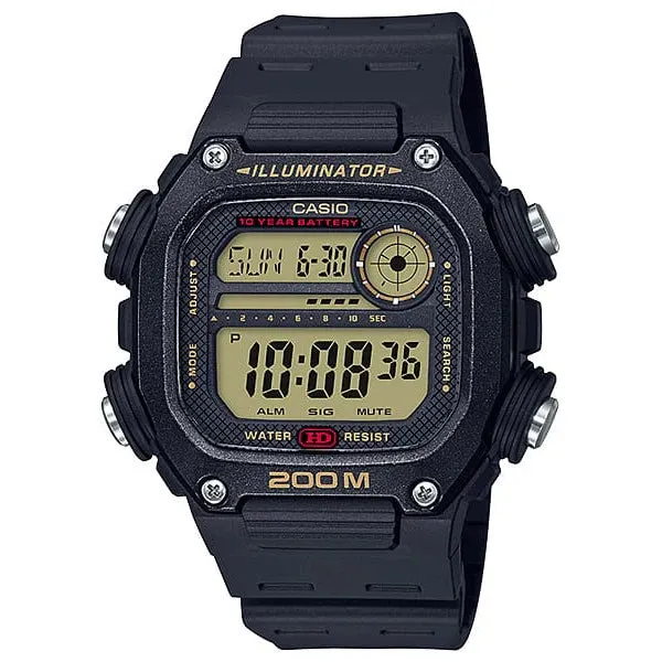 Casio Unisex Black Digital DW291H-9A/DW-291H-9AV