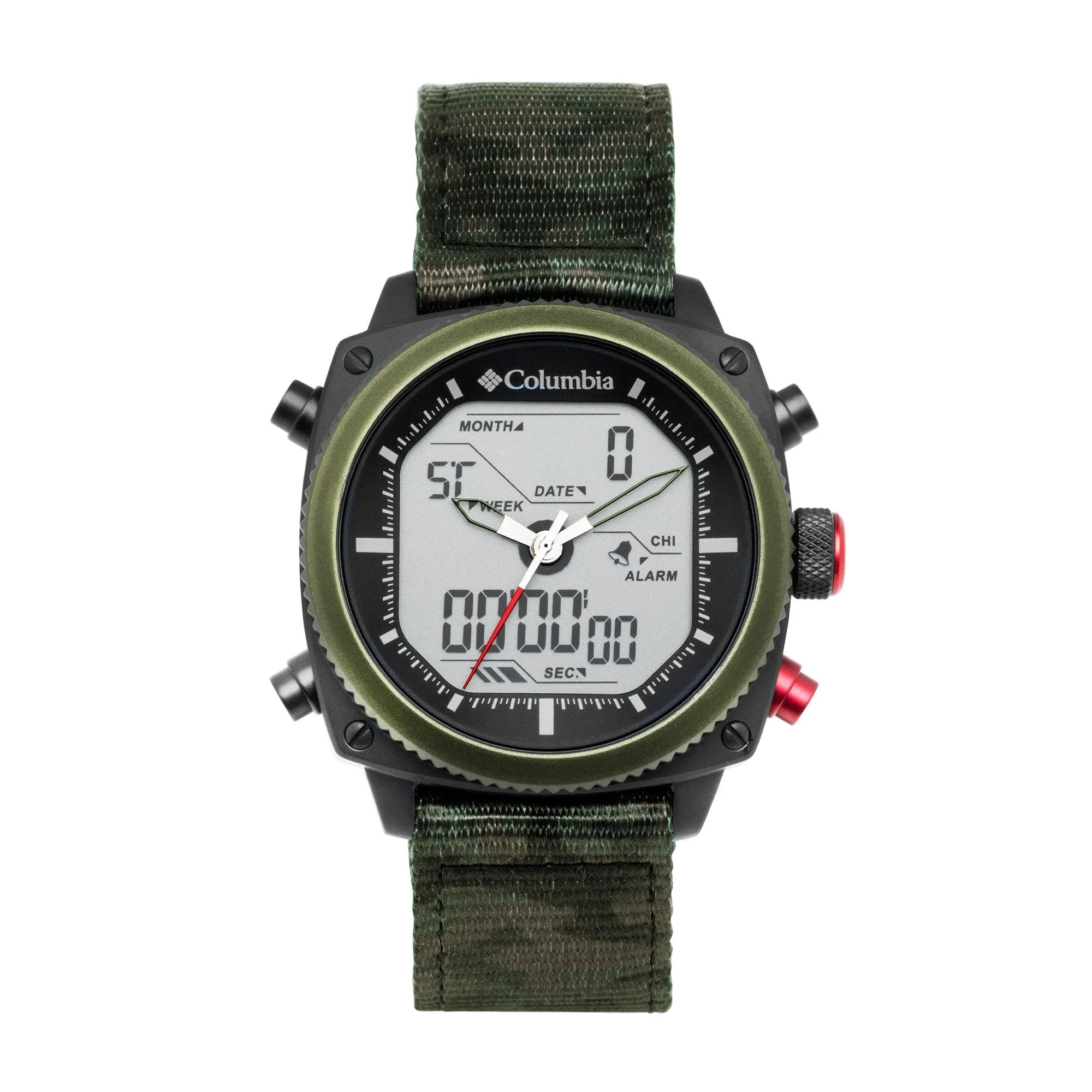 Columbia Green Camo Ridge Runner Watch CSC05-002