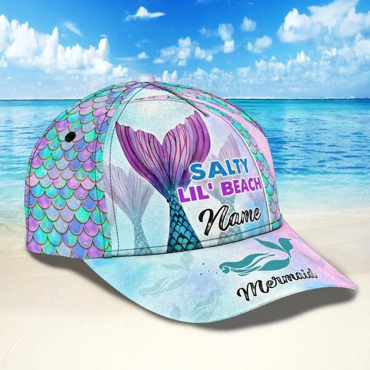 Customized Hello Summer Love Beach 3D baseball Cap for Girlfriend, Beach Hat for Her