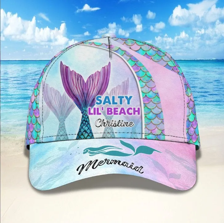 Customized Hello Summer Love Beach 3D baseball Cap for Girlfriend, Beach Hat for Her