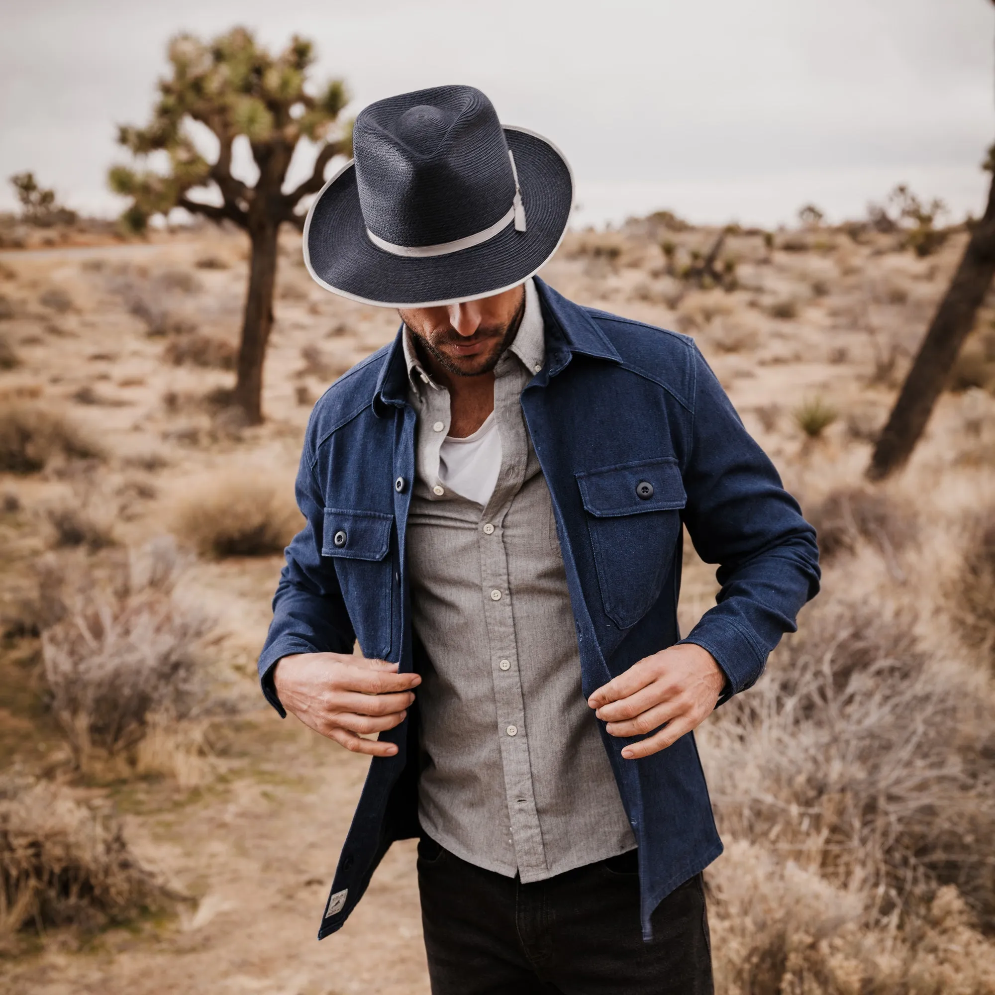 Dapper Gent's Straw Fedora