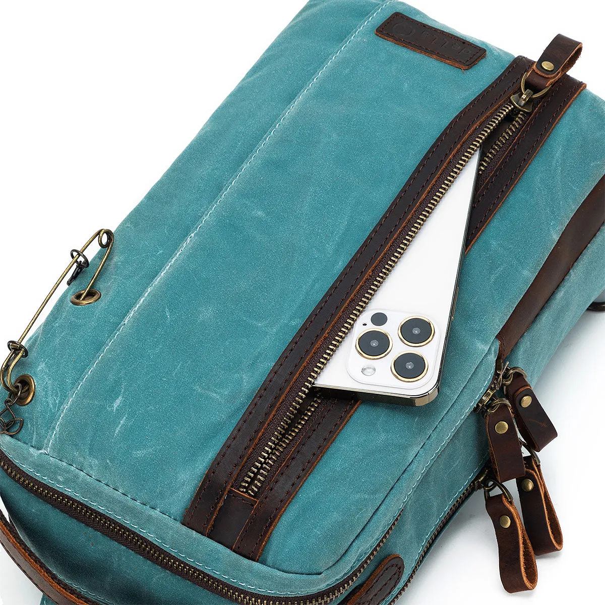 della Q Maker's Mini Messenger - Teal