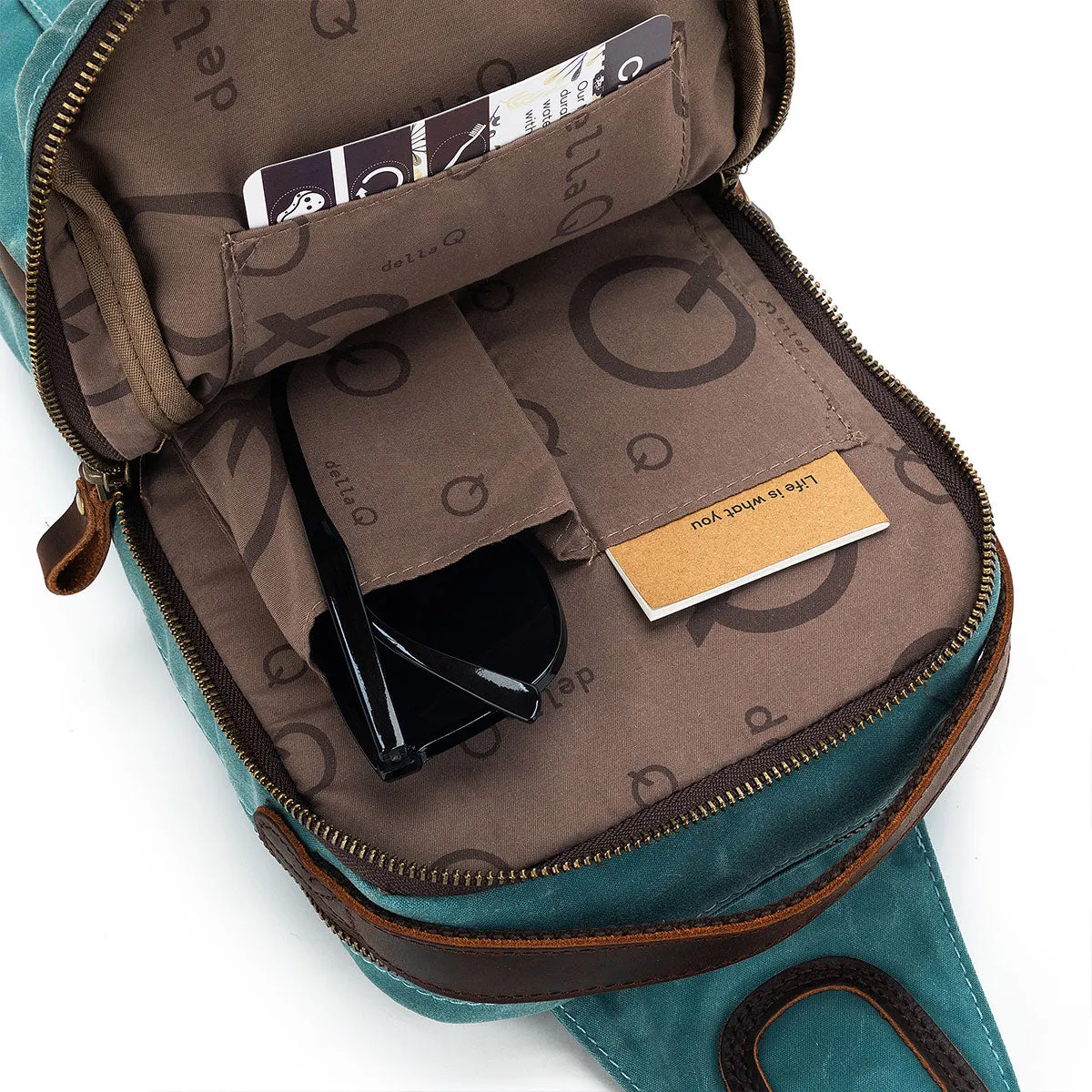 della Q Maker's Mini Messenger - Teal