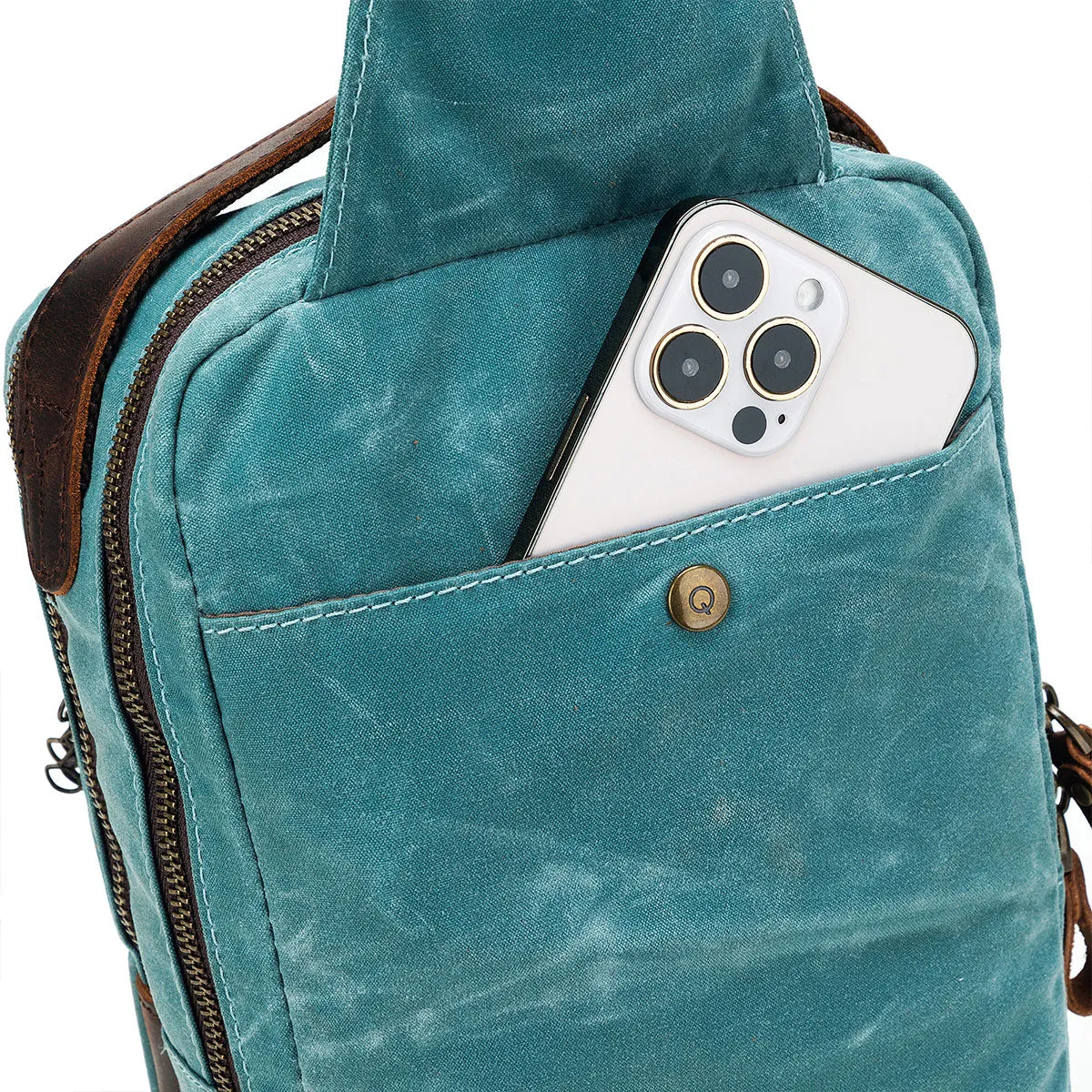 della Q Maker's Mini Messenger - Teal