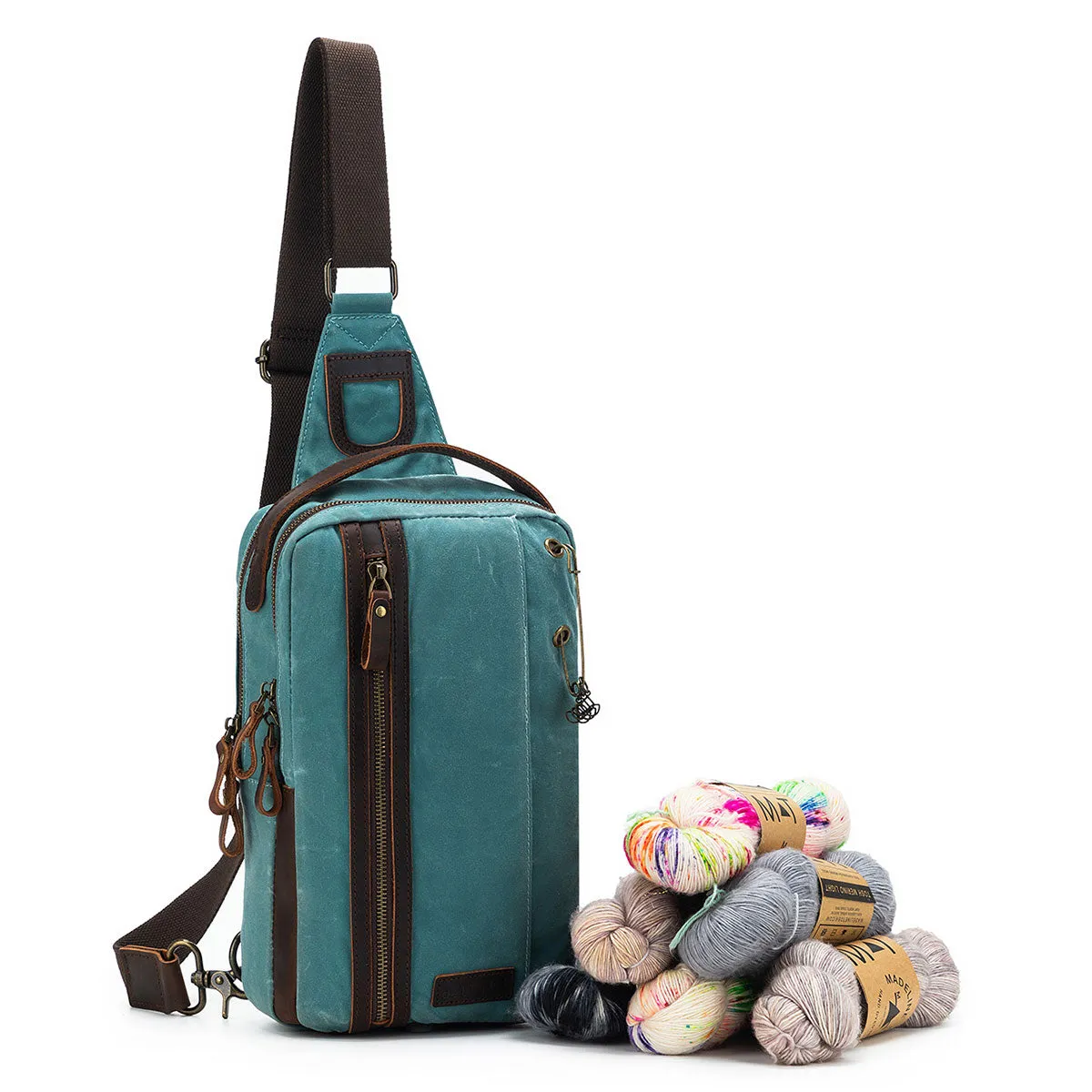 della Q Maker's Mini Messenger - Teal