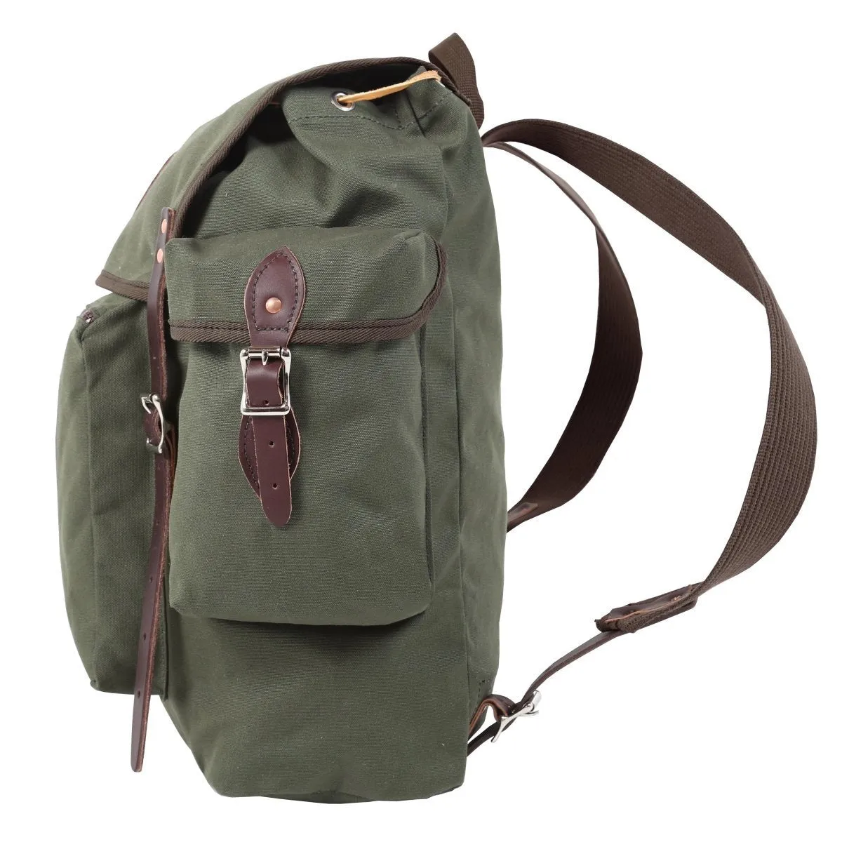 Duluth Pack Rambler Canvas Backpack [Olive Drab]