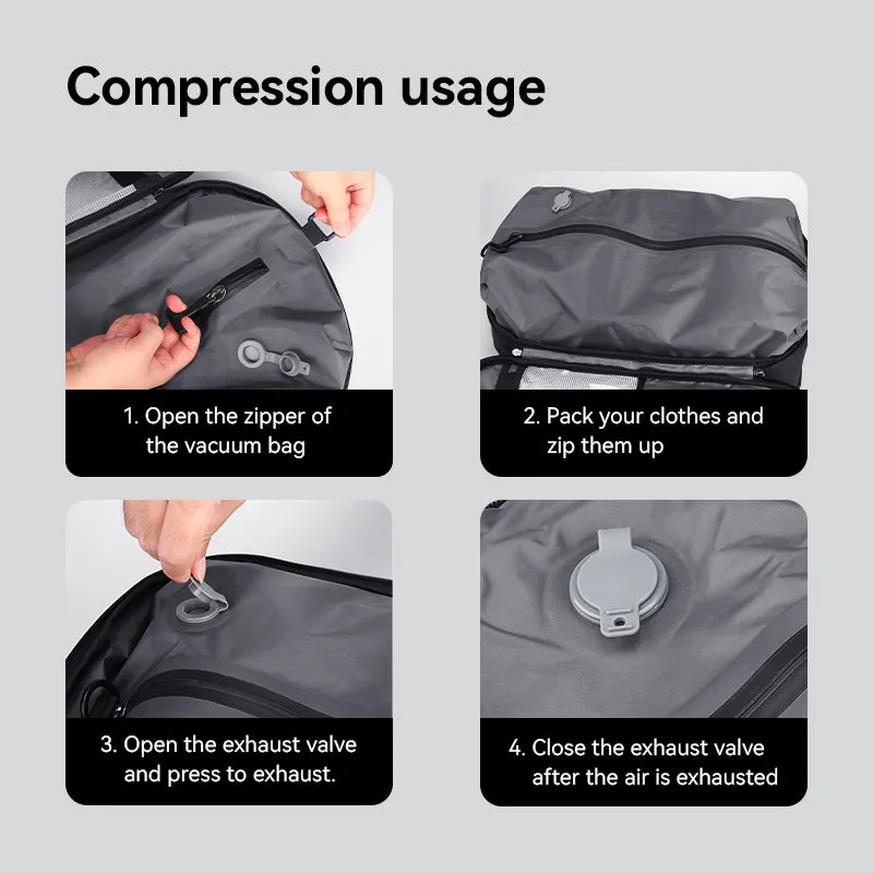 Expandos Compression: Larger And More Professional Multifunctional Buisness Backpack YKK Zipper