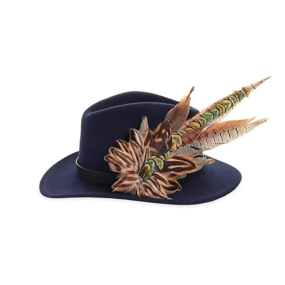 Felt Fedora - Navy