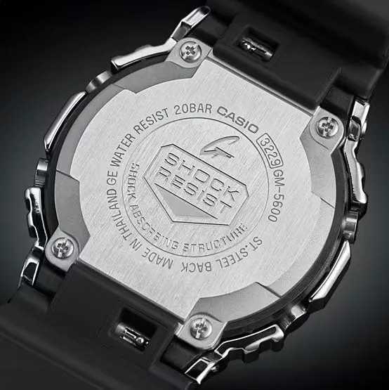 G-Shock Digital & Analogue G Steel Watch Metalized Series GM5600U-1D / GM-5600-1D