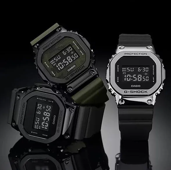 G-Shock Digital & Analogue G Steel Watch Metalized Series GM5600U-1D / GM-5600-1D