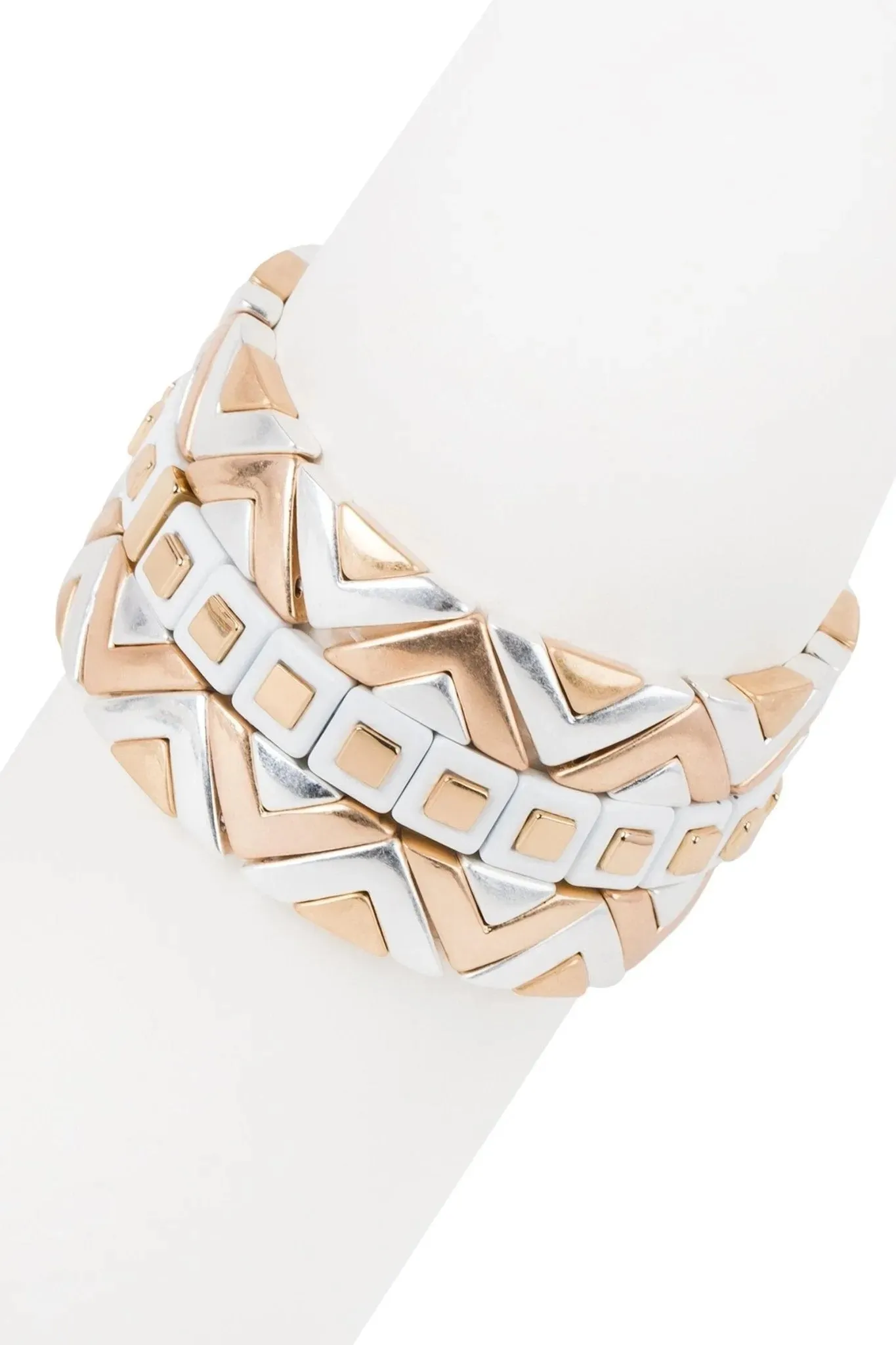 Geometric Shine Bracelet Set