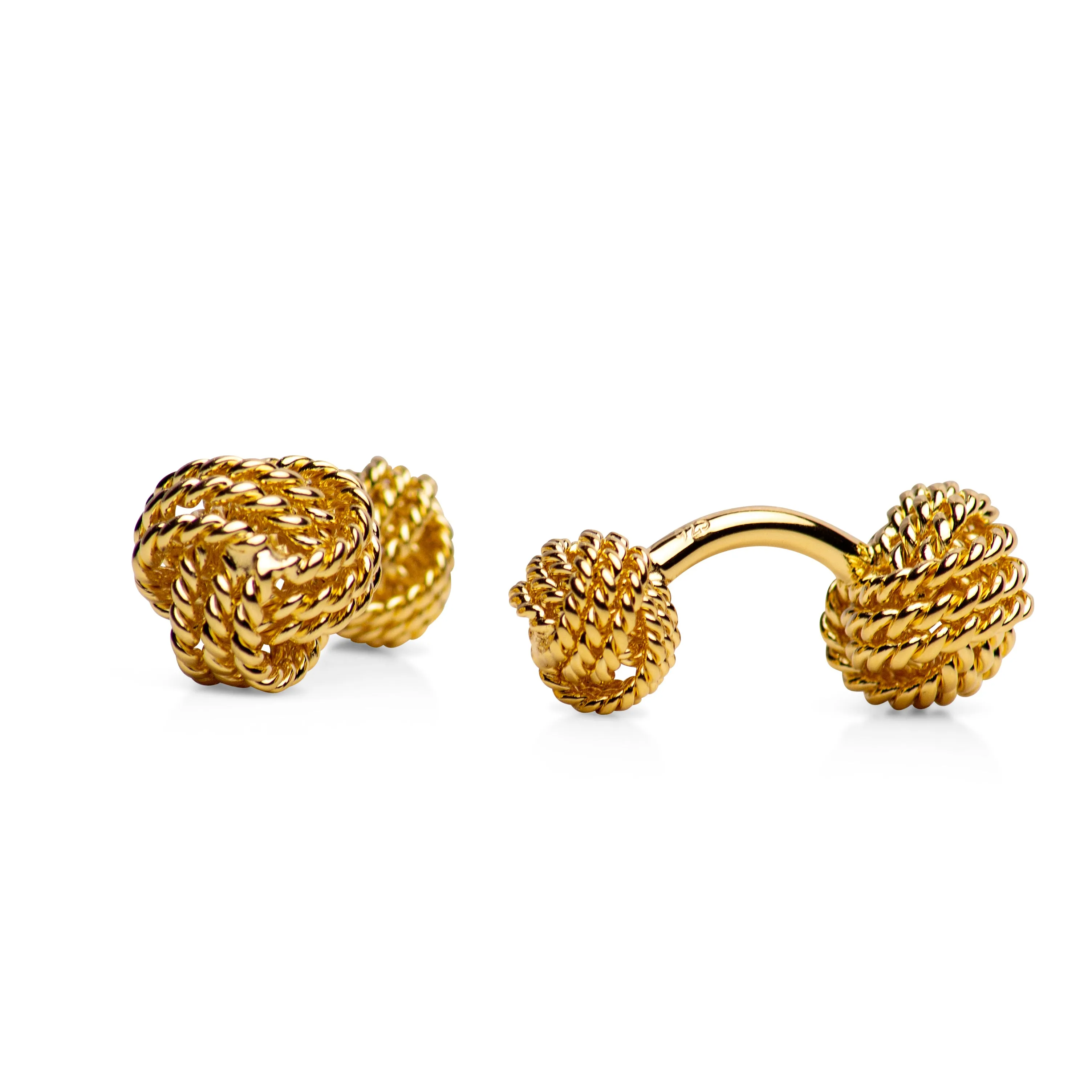 Gold Love Knot Cufflinks