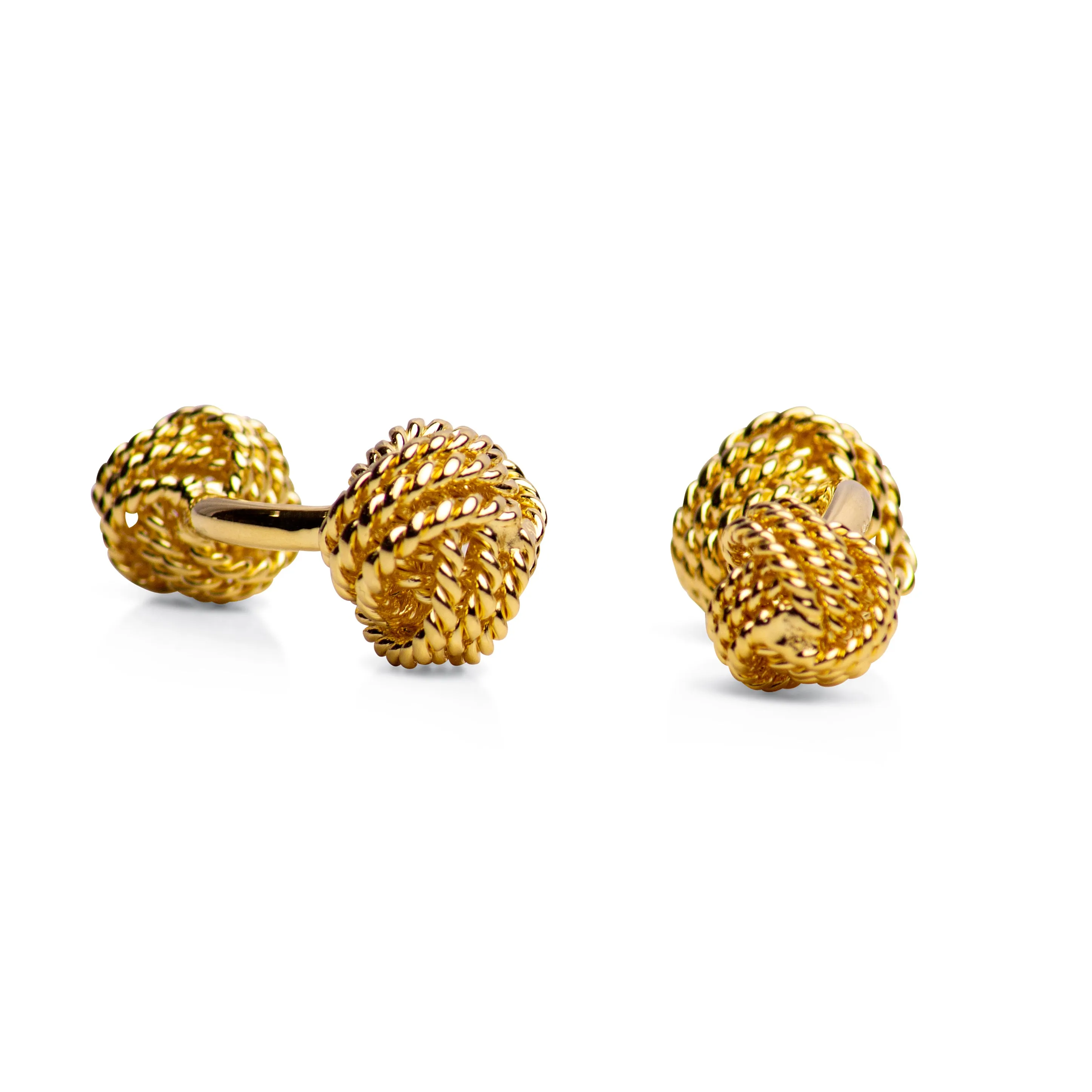 Gold Love Knot Cufflinks