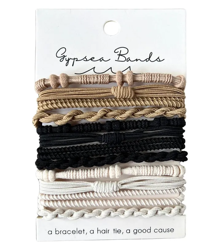 Gypsea Bands Tulum - SAND BLACK OFF WHITE