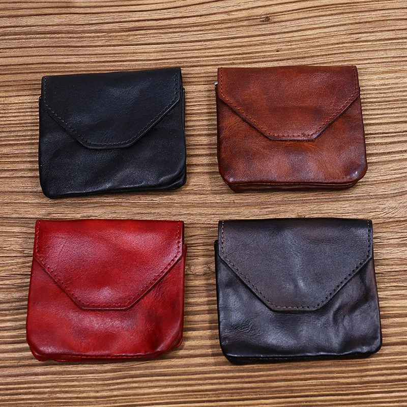 Handmade Leather Card Wallets Small Wallets