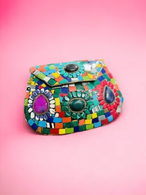 Handmade Mosaic Metal Bag