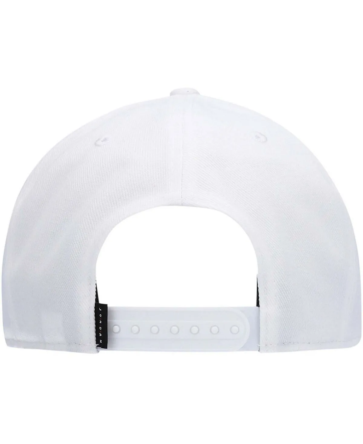 Jordan Men's White Adjustable Jumpman Pro Cap with Snapback Logo