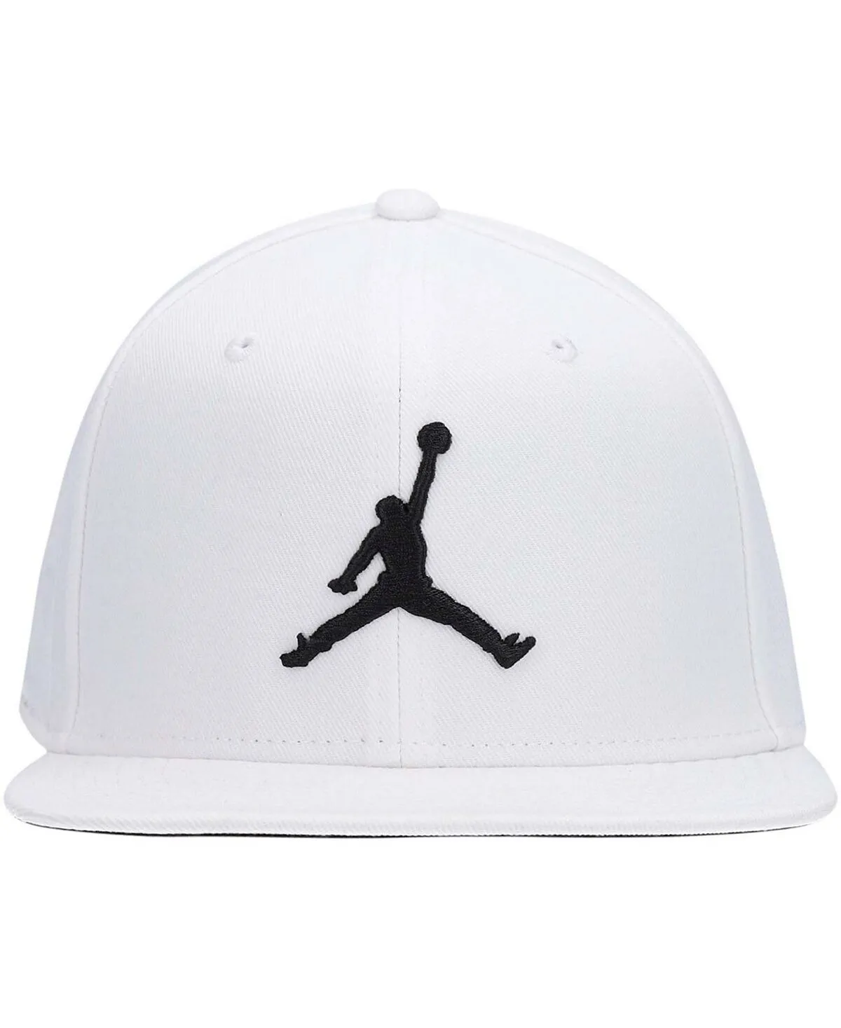 Jordan Men's White Adjustable Jumpman Pro Cap with Snapback Logo