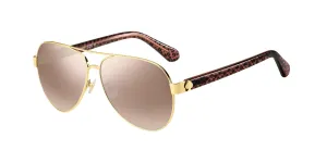 Kate Spade Women's 59mm Gold Pink Sunglasses GENEVAS-0EYR-59