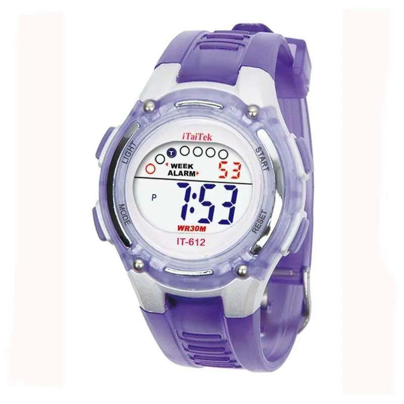 Kid's Candy Color Waterproof Digital Watches