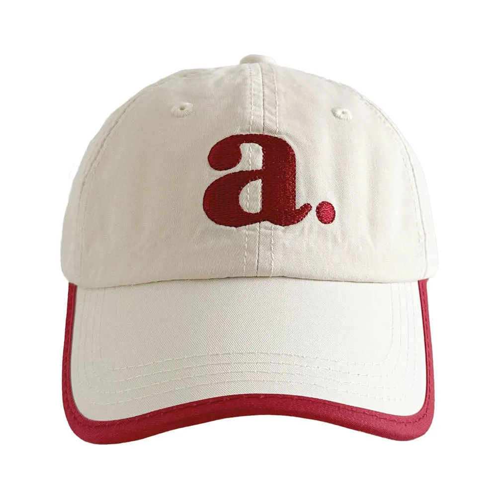 Letter embroidery children's baseball cap 2024 spring new soft top boys and girls peaked cap summer style hat