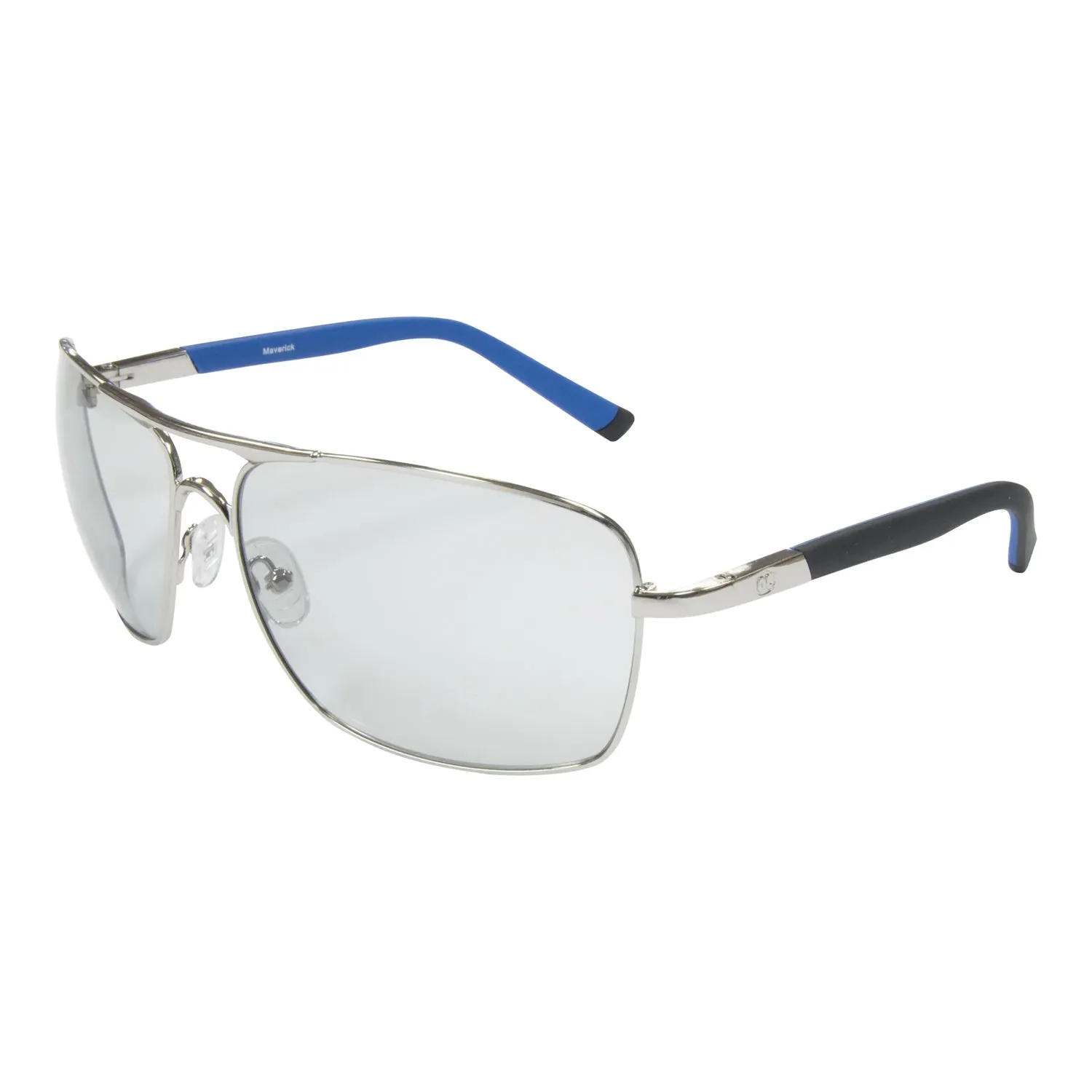 Maverick Silver Aviator Transition Lenses